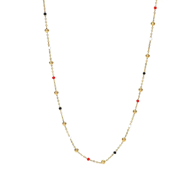 New Simple Chain Necklace Ladies Stainless Steel Necklace