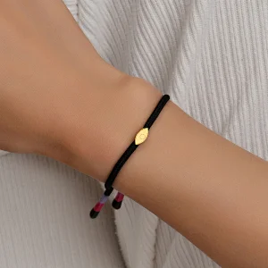 Black Hand Braided Stainless Steel Eye Accessories Wholesale