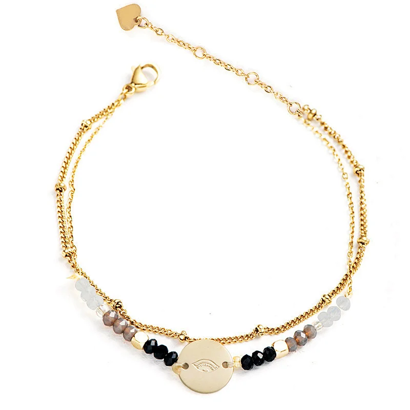 Chain Bracelet Simple Charm Stainless Steel Jewelry