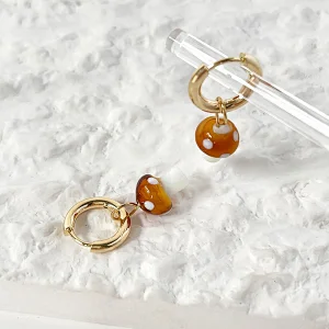 Simple Earrings New Earrings Mushroom Earrings