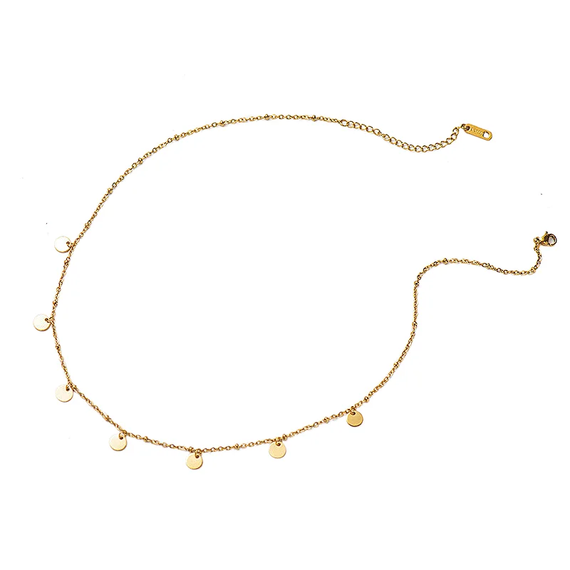 Simple Titanium Jewelry Chain Stainless Steel Necklaces