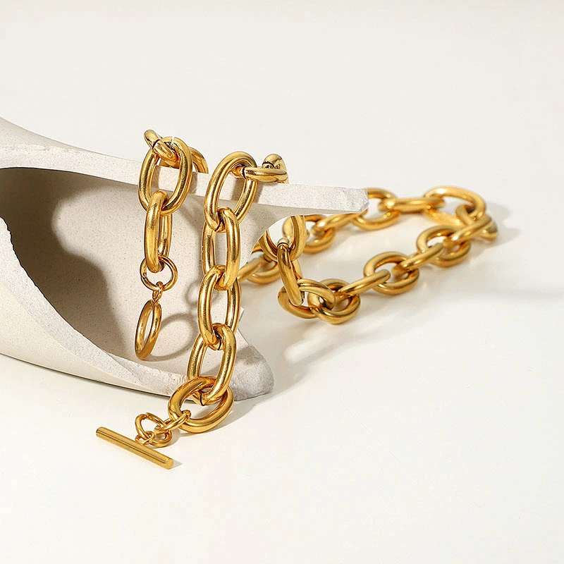 Cuban Chain Bracelet Fashion Hip Hop Stainless Steel Bracelet