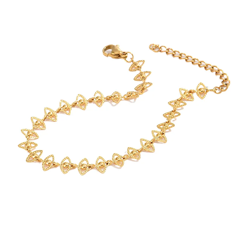 Gold Stainless Steel Bracelet Eye Accessories Bracelet