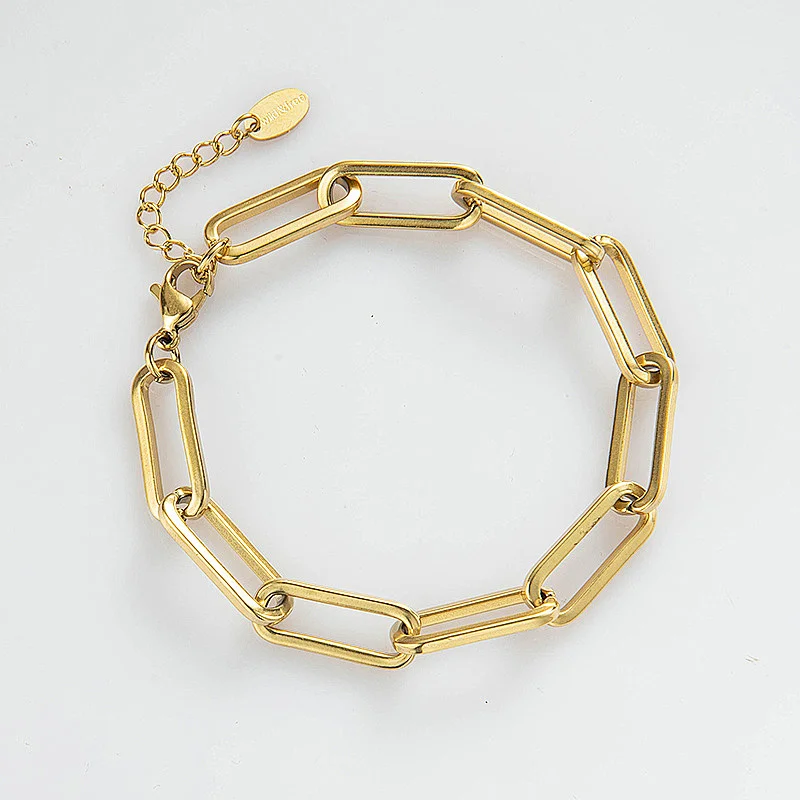 Stainless Steel Bracelet Simple Chain Jewelry Wholesale