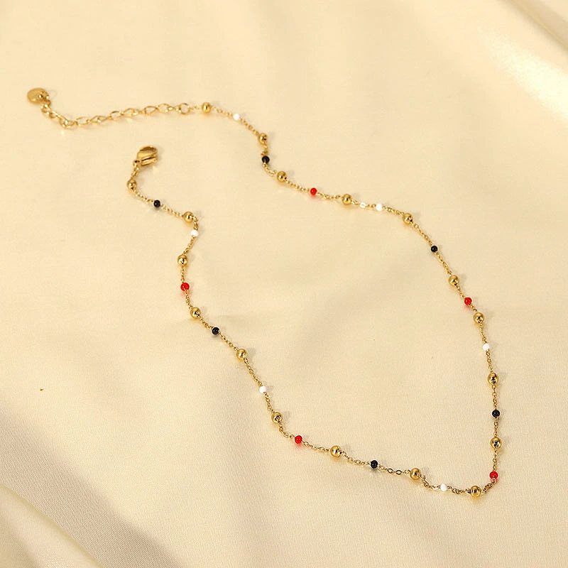 New Simple Chain Necklace Ladies Stainless Steel Necklace
