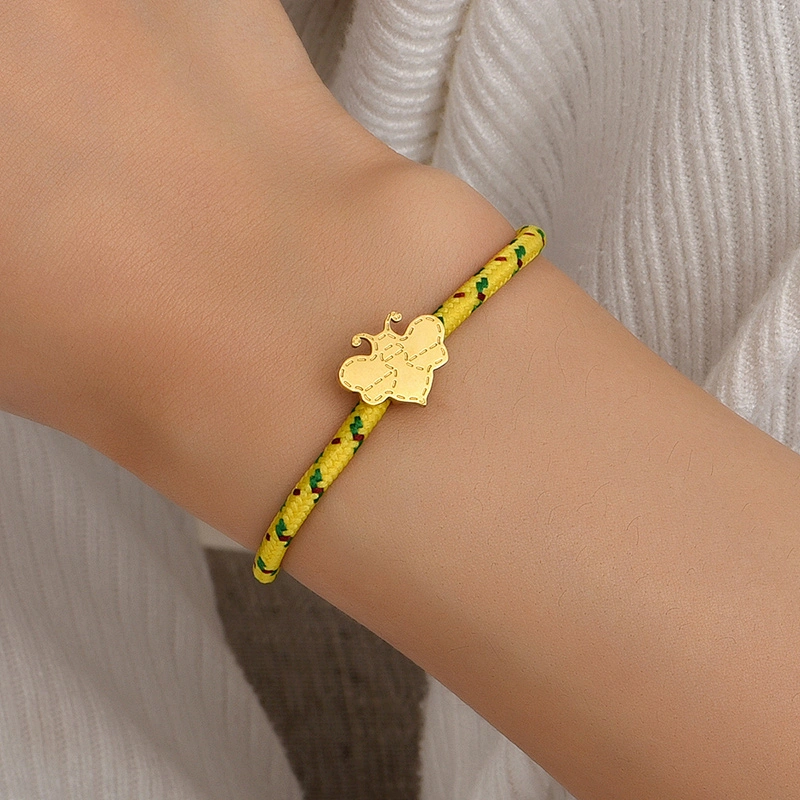Color Braided Handmade Bee Accessories Bracelet Wholesale
