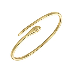 Simple Fashion Snake Bracelet Open Adjustable Gold Bracelet