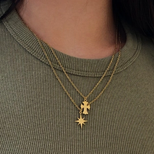 Neutral Necklace Stainless Steel Jewelry Cross Pendants