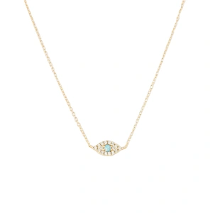 Fashion Jewellery Evil Blue Eye Pendant Necklace for Women
