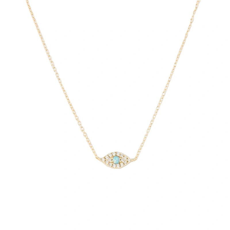 Fashion Jewellery Evil Blue Eye Pendant Necklace for Women