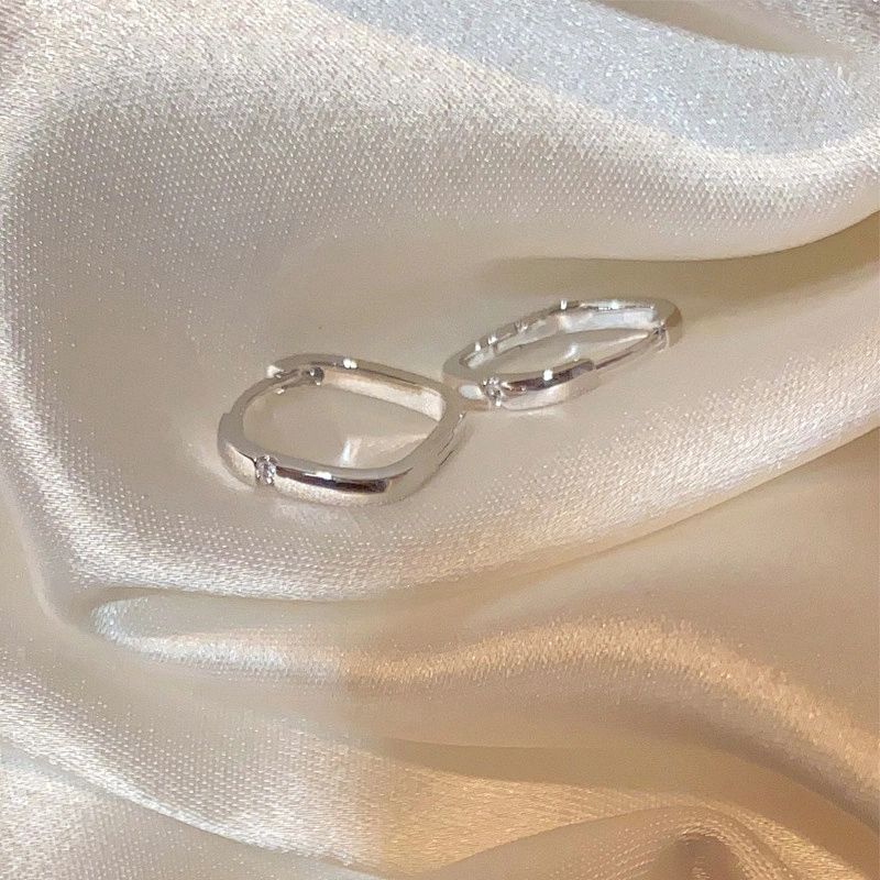 Brass Earring Zircon Laidy Jewelry Single Women Ear Clip