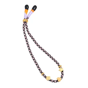 Bohemian Colorful Braided Stars Fluorescent Heart Bracelet