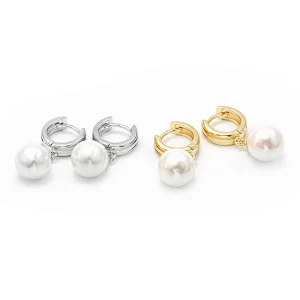 Popular Gold Plated Earrings Wholesale Jewelry Pearl Earrings