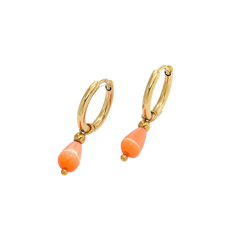 Stainless Steel Trend Earrings Hoop Earrings