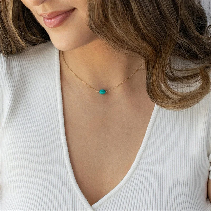Fashion Jewellery Stone Elegant Necklace