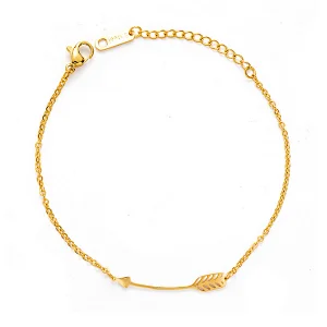 Female Arrow Stainless Steel Lobster Clasp Chain Bracelet