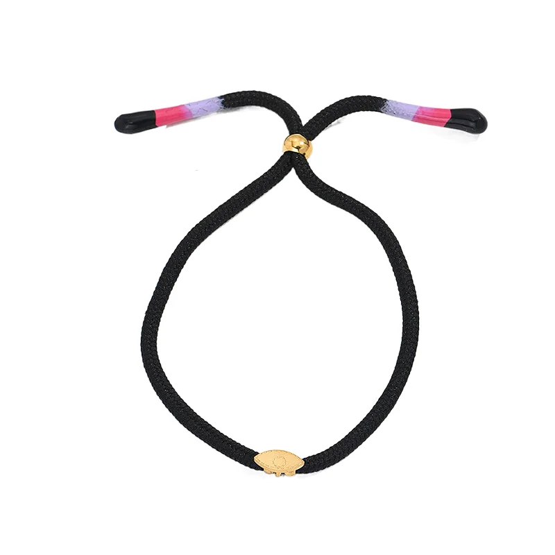 Black Hand Braided Stainless Steel Eye Accessories Wholesale