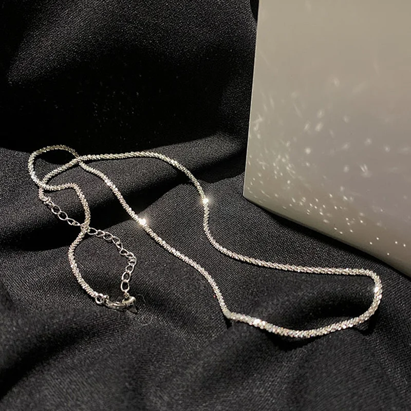 New Chain Brass Necklace Plated Single Design Chain Necklace