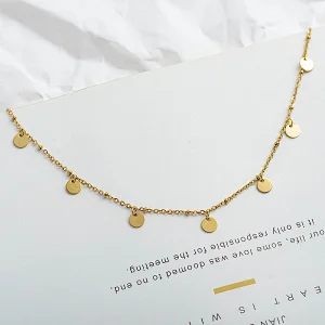 Simple Titanium Jewelry Chain Stainless Steel Necklaces