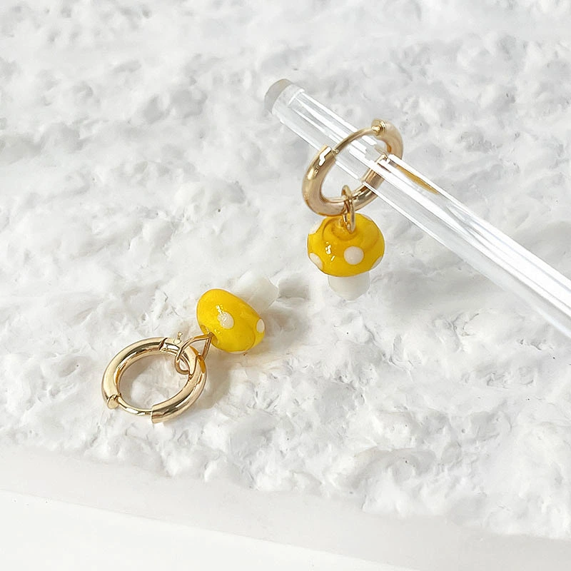 Simple Earrings New Earrings Mushroom Earrings