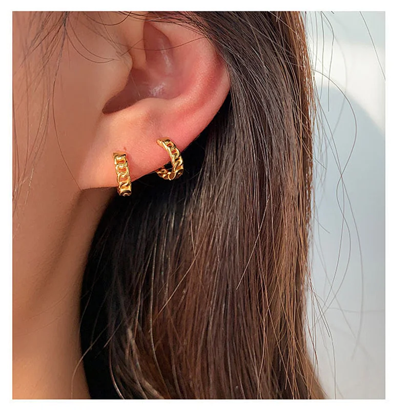 Simple Design brass Earrings New Arrival Nickel Free