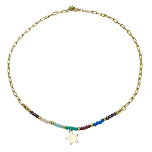 Retro Simple New Pentagram Pendant Necklace