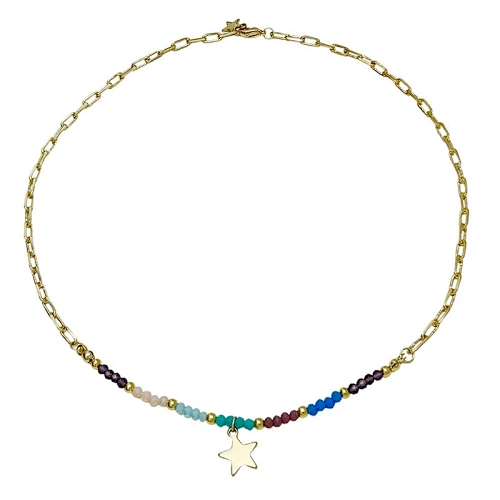 Retro Simple New Pentagram Pendant Necklace
