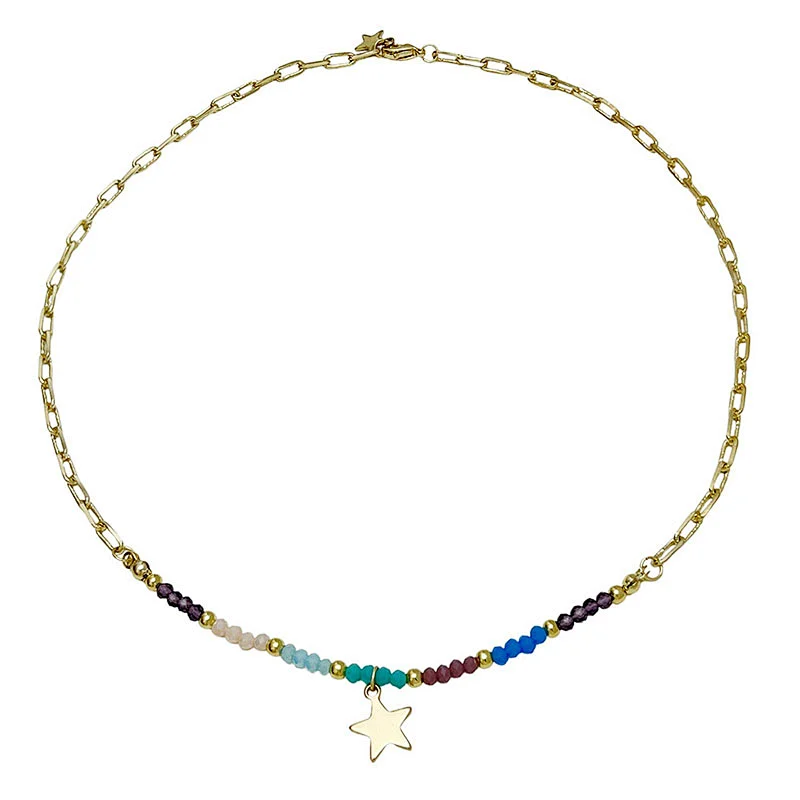 Retro Simple New Pentagram Pendant Necklace