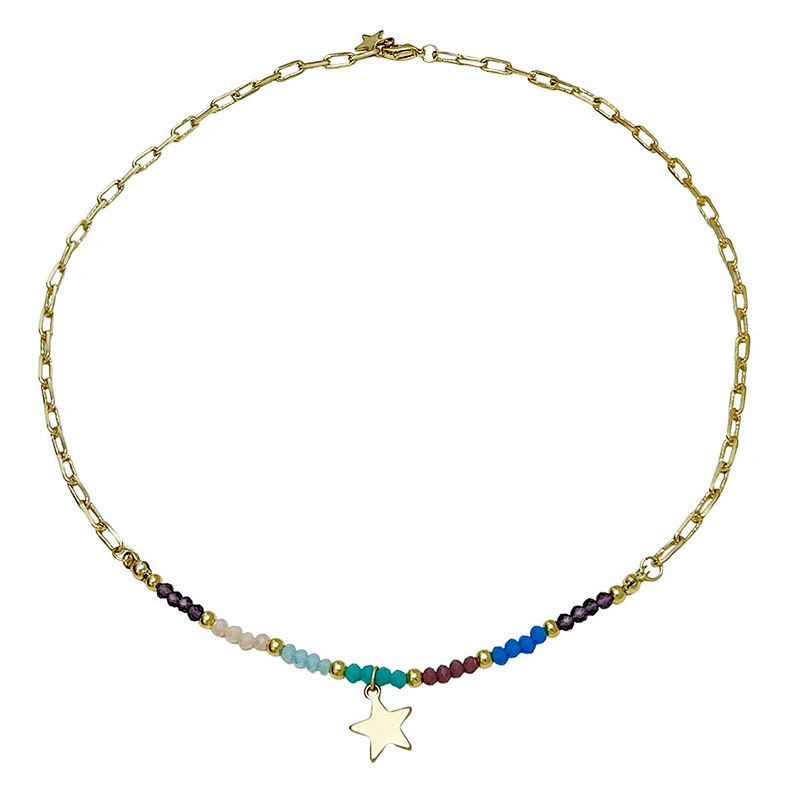 Retro Simple New Pentagram Pendant Necklace