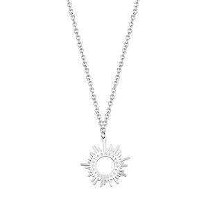 Stainless Steel Simple Chain Necklace Irregular Pendants