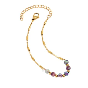 Fashion Multicolor Natural Stone Beaded Bracelet