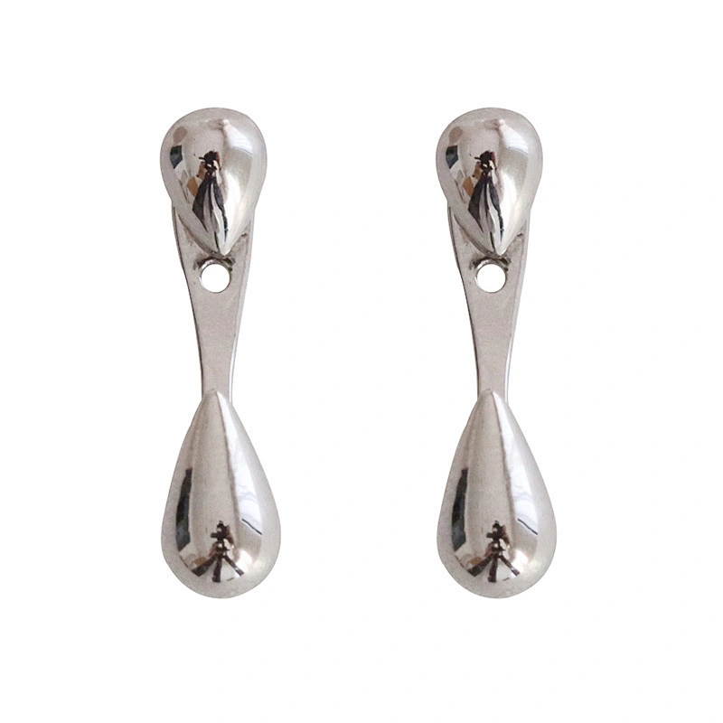 Water Drop Brass Earring Gold Plated Jewelry