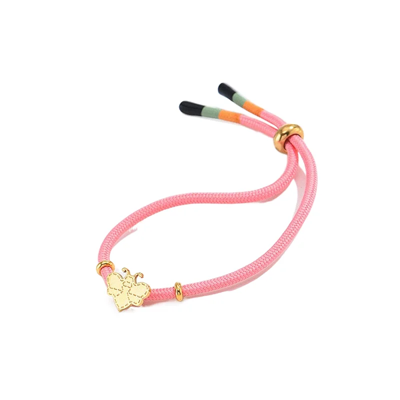 Color Braided Handmade Bee Accessories Bracelet Wholesale