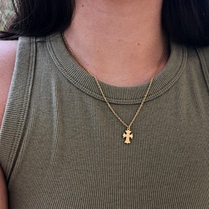 Neutral Necklace Stainless Steel Jewelry Cross Pendants