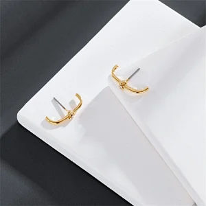 New Simple Stud Earrings Fashion Jewelry Zircon Earrings