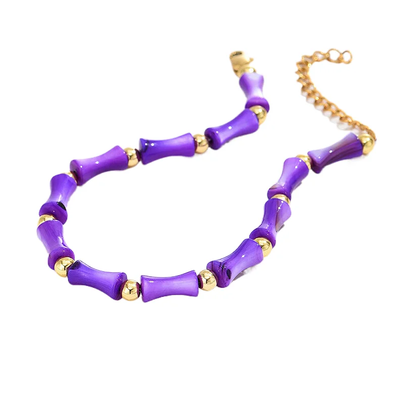 Customized Steel Bracelet Handmade Natural Stone Bracelet