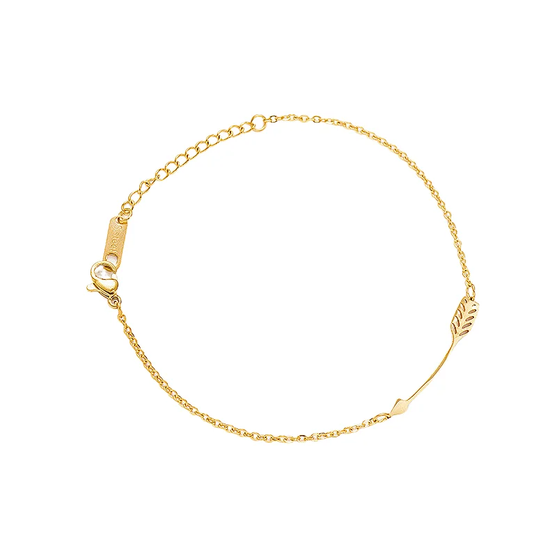Female Arrow Stainless Steel Lobster Clasp Chain Bracelet