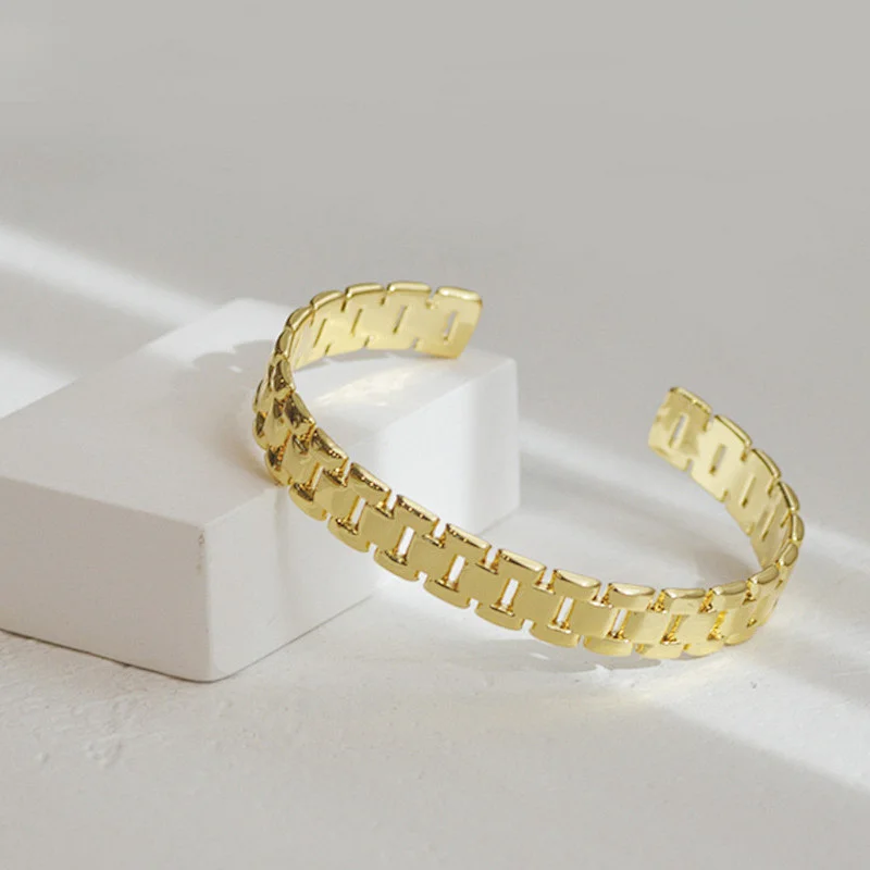 Gold C Bracelet High Quality Open Bracelet