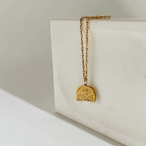 Stainless Steel Simple Fashion Pendant Necklace