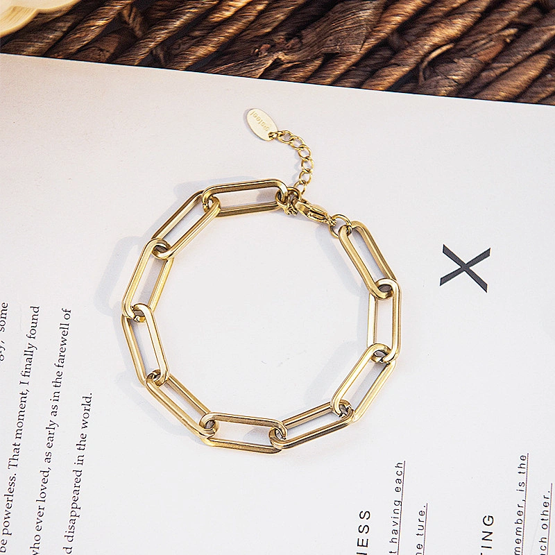 Stainless Steel Bracelet Simple Chain Jewelry Wholesale