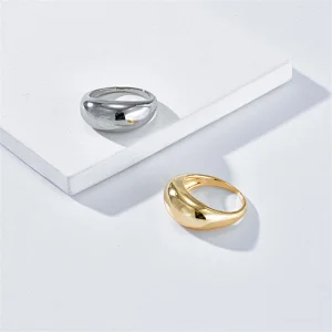 Hot Selling Copper Plated Ring Simple Personality Ring