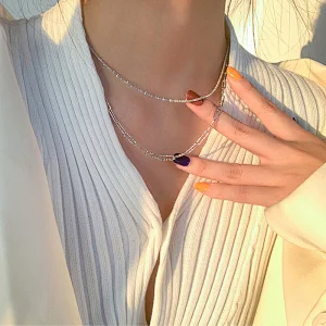 New Chain Brass Necklace Plated Single Design Chain Necklace