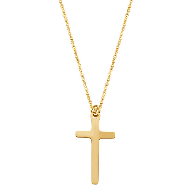Neutral Necklace Stainless Steel Jewelry Cross Pendants