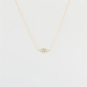 Fashion Jewellery Evil Blue Eye Pendant Necklace for Women