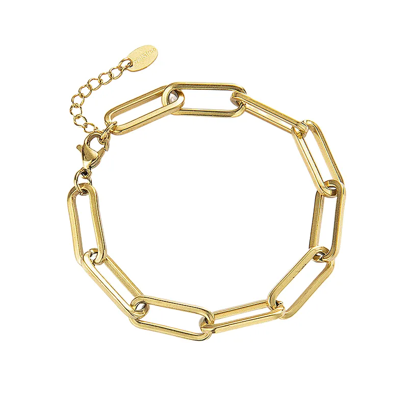 Stainless Steel Bracelet Simple Chain Jewelry Wholesale