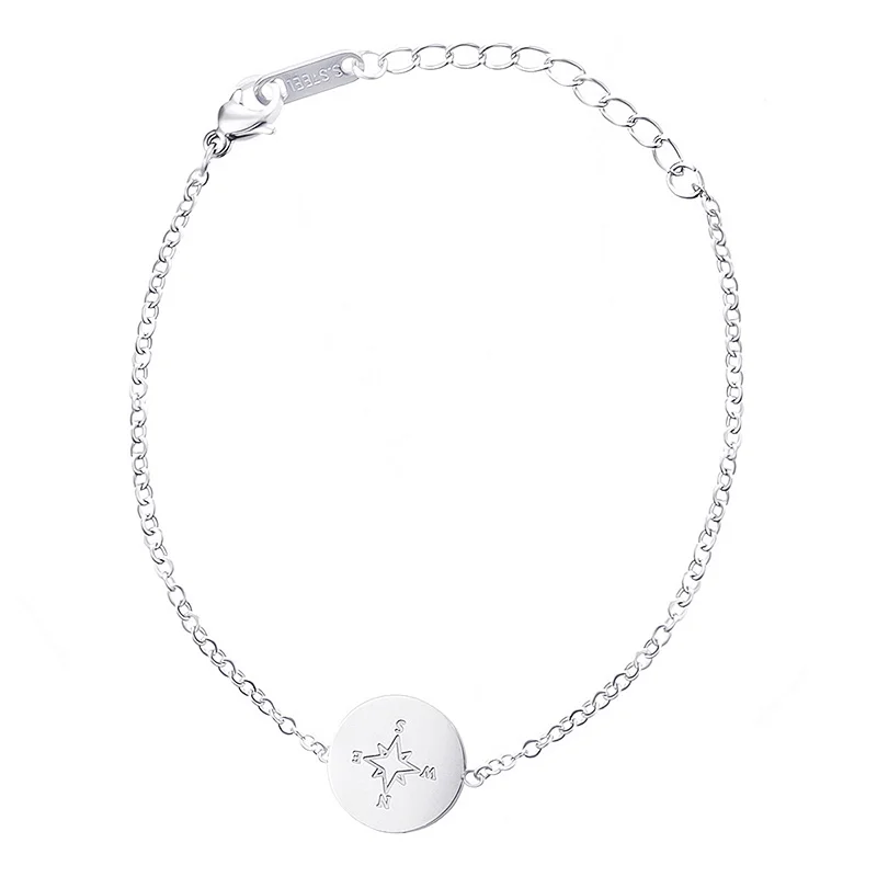 Simple Titanium Jewelry Chain Bracelet Stainless Steel