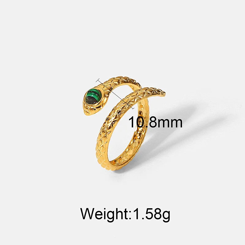 New Stainless Steel Rings Women Fashion Colorful Rings Ring Set
