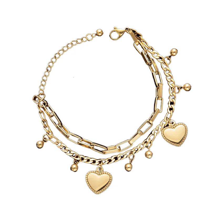 New Heart Pendant Bracelet Heart Pendant Bracelet Jewelry