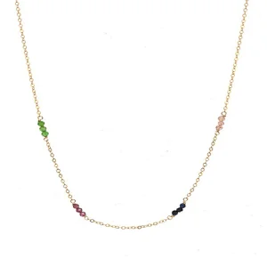 Multilayer Crystal Long Tassel Pendant Chain Women Necklaces