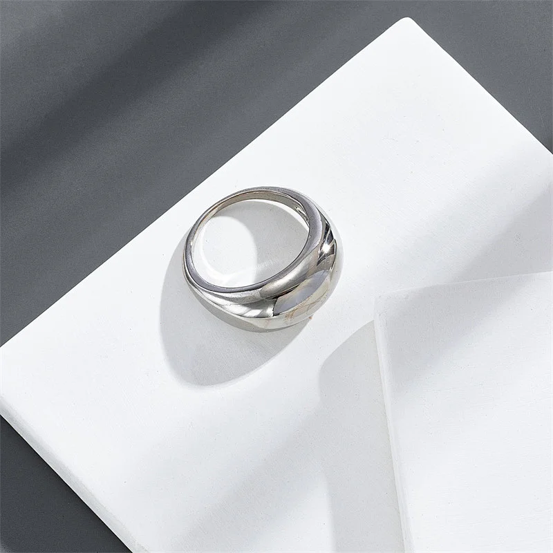 Hot Selling Copper Plated Ring Simple Personality Ring